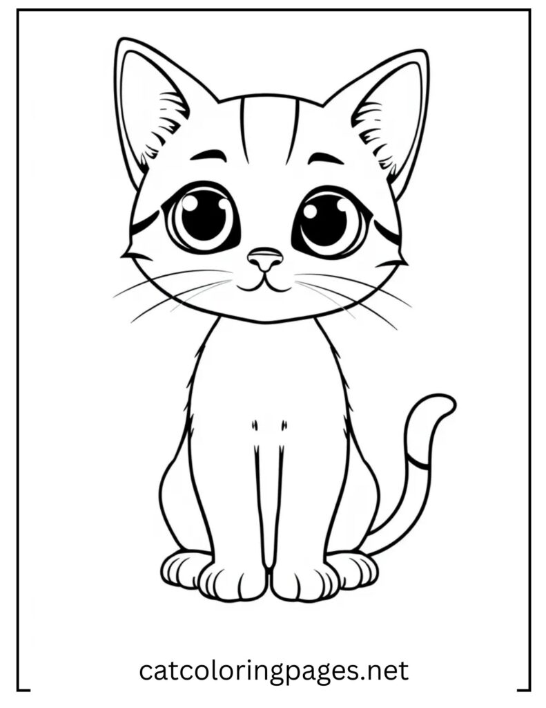cute_kitten_cat_coloring_pages