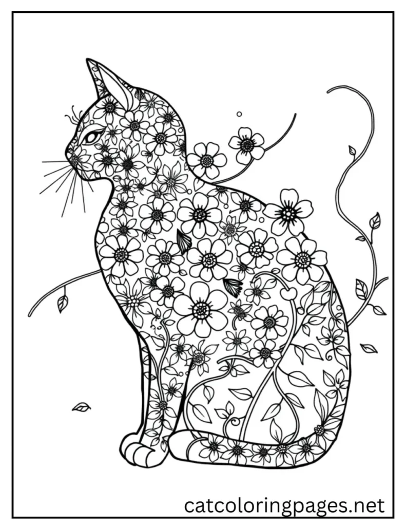 adult_cat_flowers_pattern_on_body