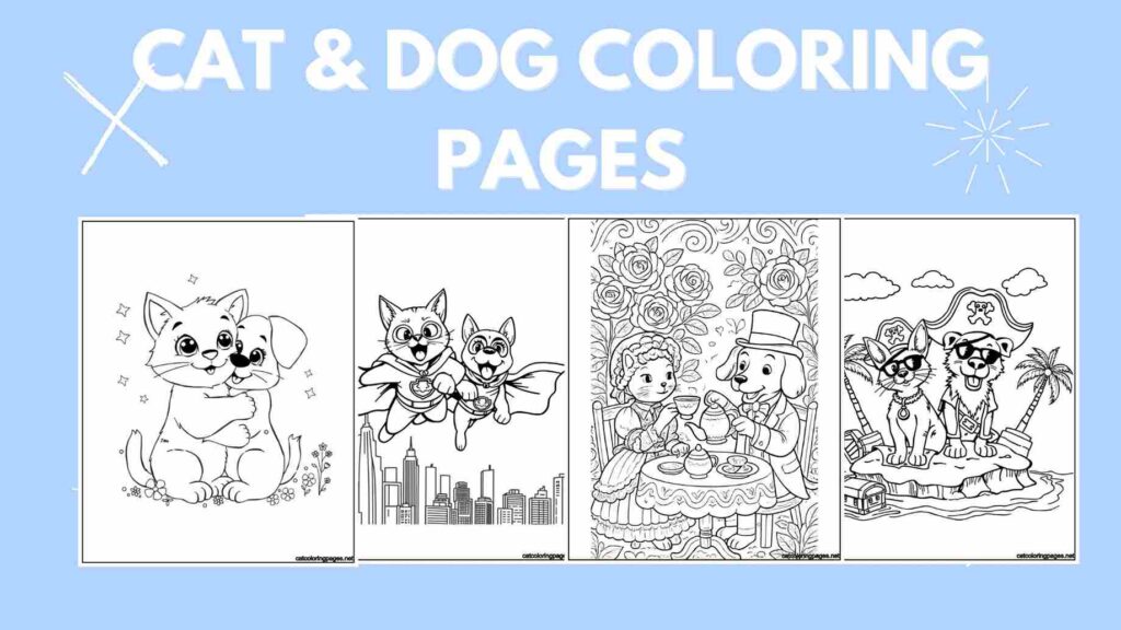 cat-and-dog-coloring-pages