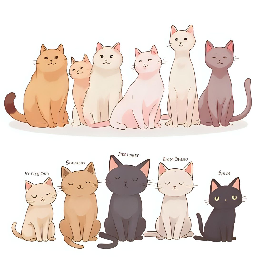 different_cat_breeds_coloring_pages