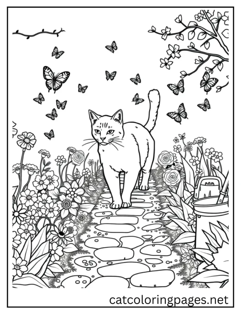 big_adult_cat_walking_in_park