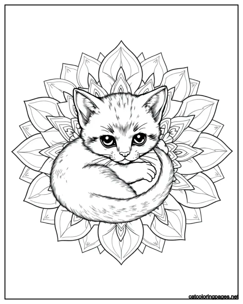 curled-mandala-cat-sitting-coloring-page