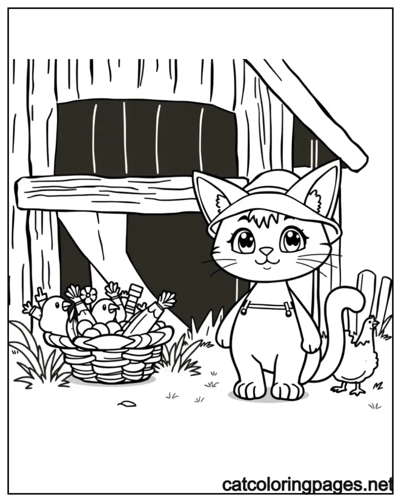 farmer-kitty-cat-coloring-page