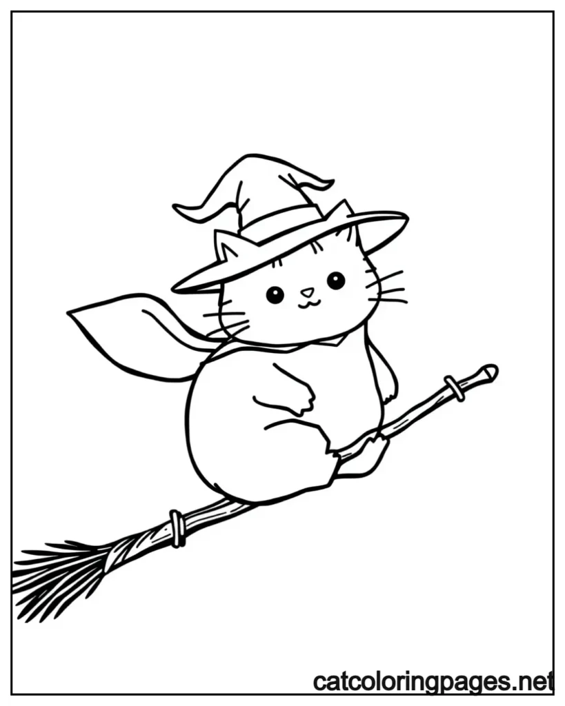 halloween-pusheen-cat-coloring-page