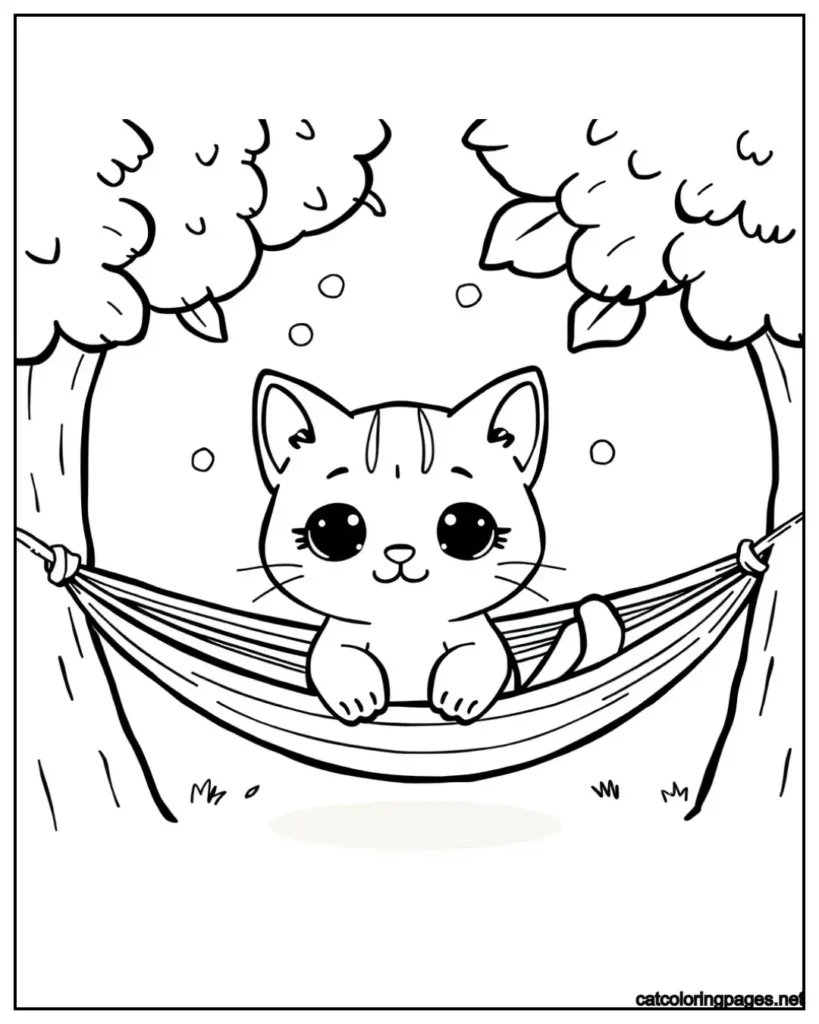 kawaii-cat-day-dreaming-on-swing