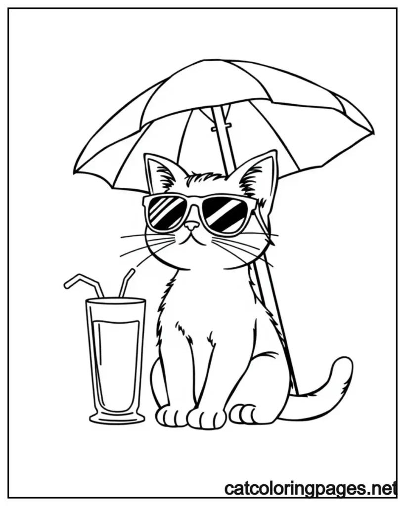 kitty-cat-coloring-pages-kitty-sitting-in-sunshine