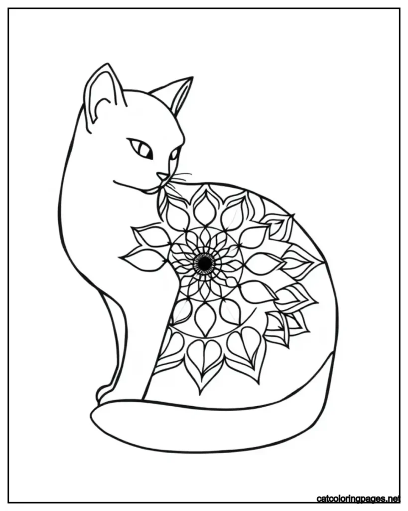 mandala-cat-coloring-page-minimalist-sitting-cat