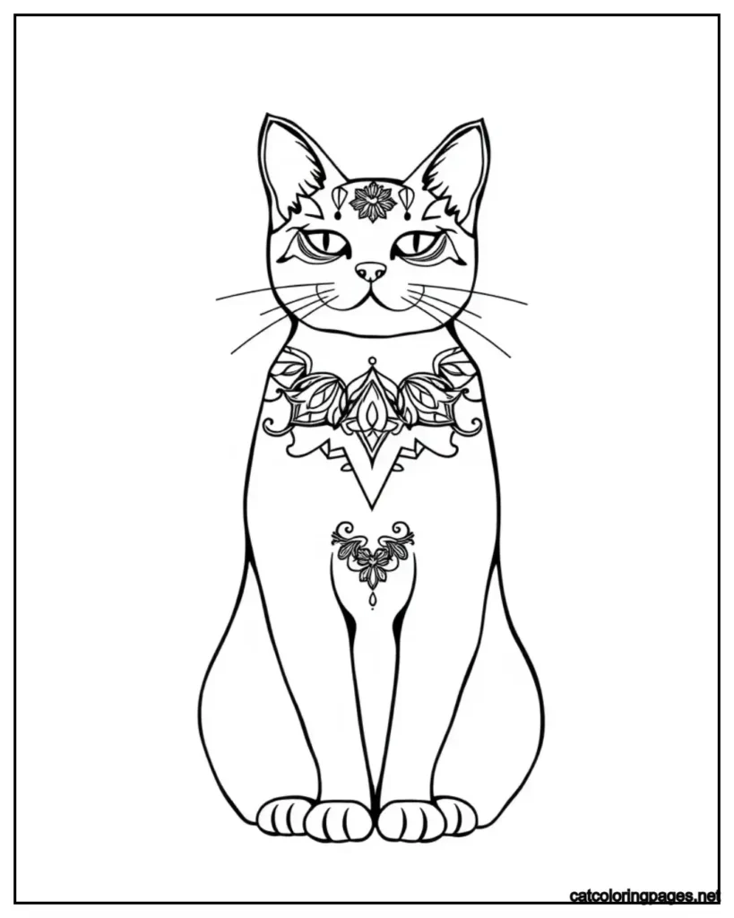mandala-cat-coloring-page-sitting-cat-outline-style