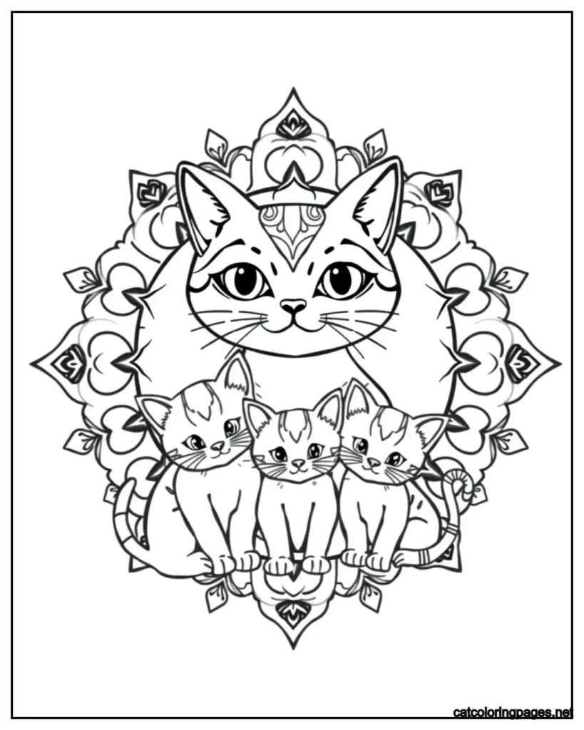 mandala-cat-coloring-page-zen-cats-sitting-back-to-back