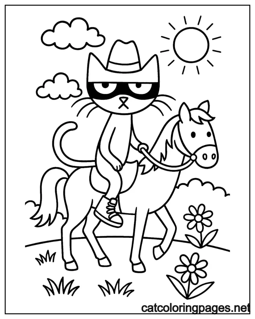 pete-the-cat-coloring-pages-riding-on-horse