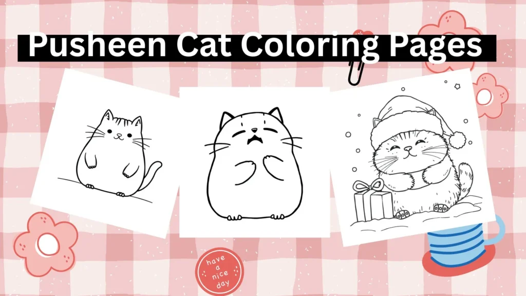 pusheen-cat-coloring-pages