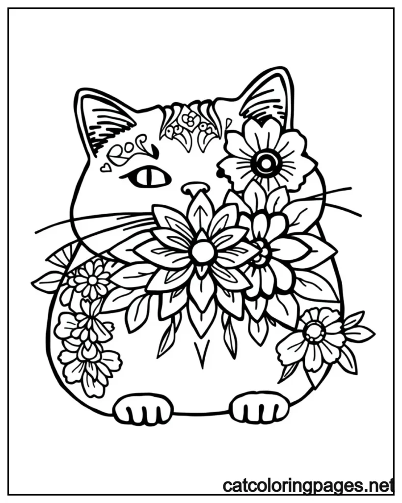 pusheen-cat-coloring-pages-cat-in-mandala-style