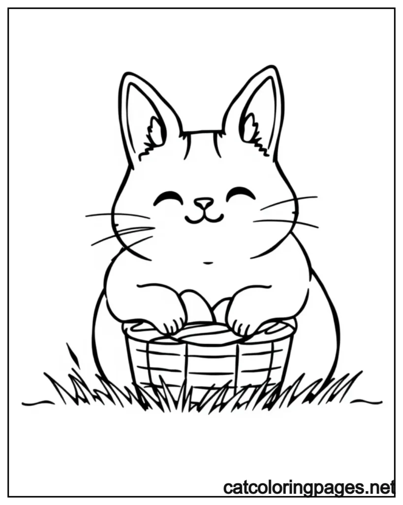 pusheen-cat-coloring-pages-cat-wtih-bunny-ears