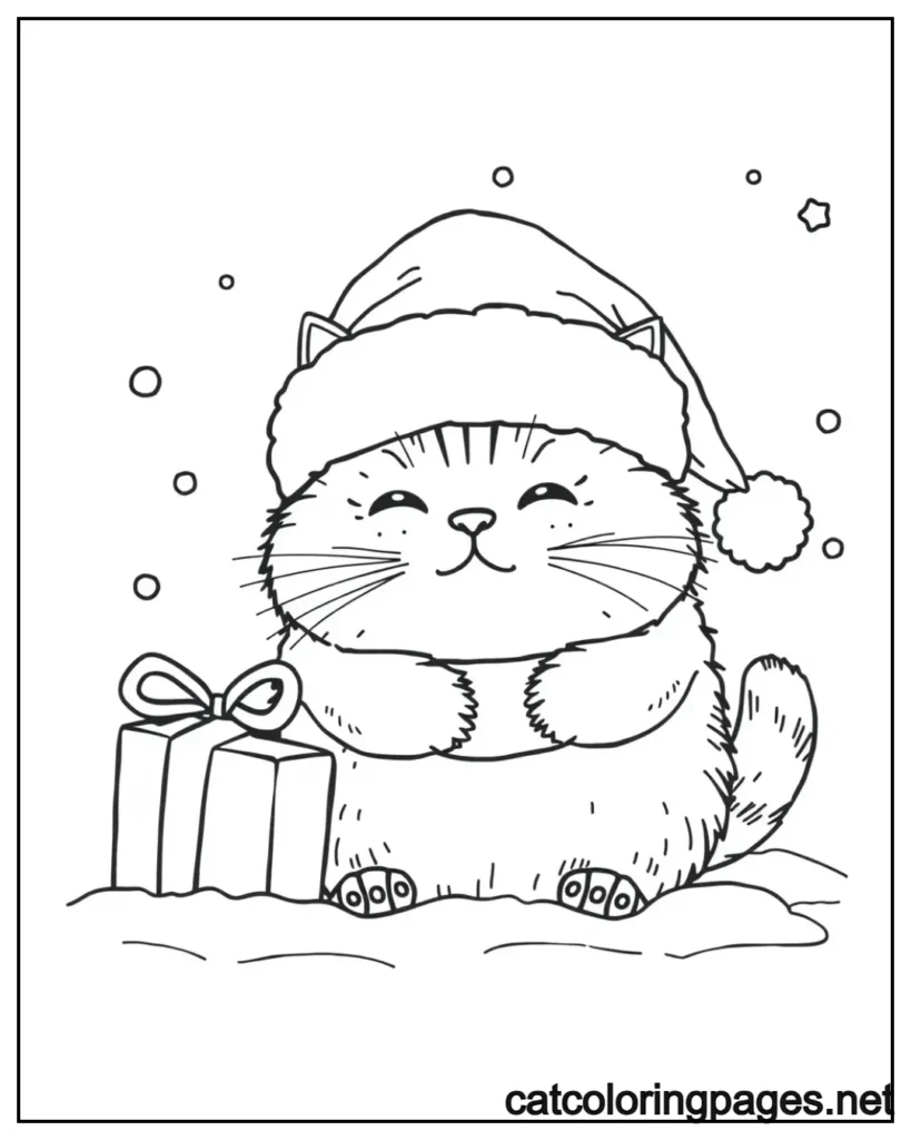 pusheen-cat-coloring-pages-chirstmas-cat