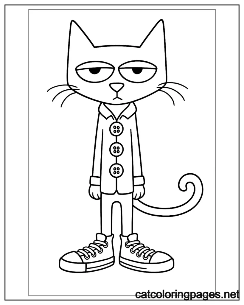 simple-pety-the-cat-coloring-page