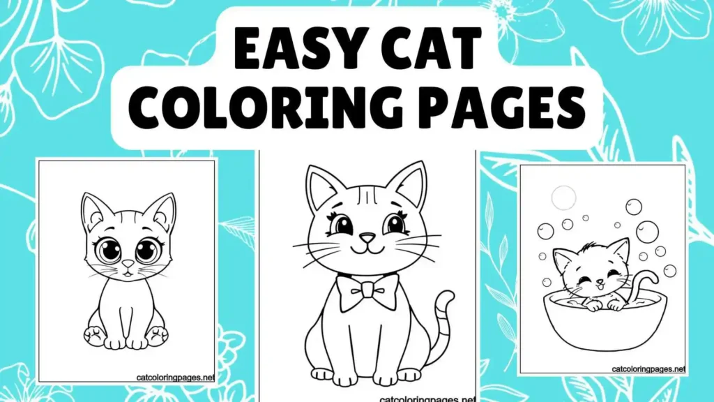 easy-cat-coloring-pages