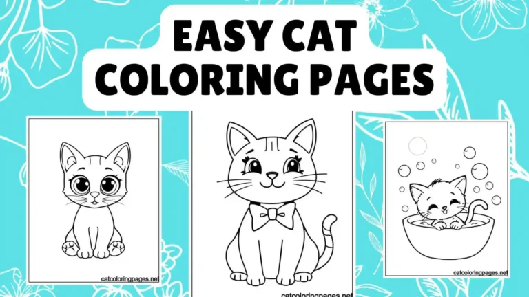 easy-cat-coloring-pages
