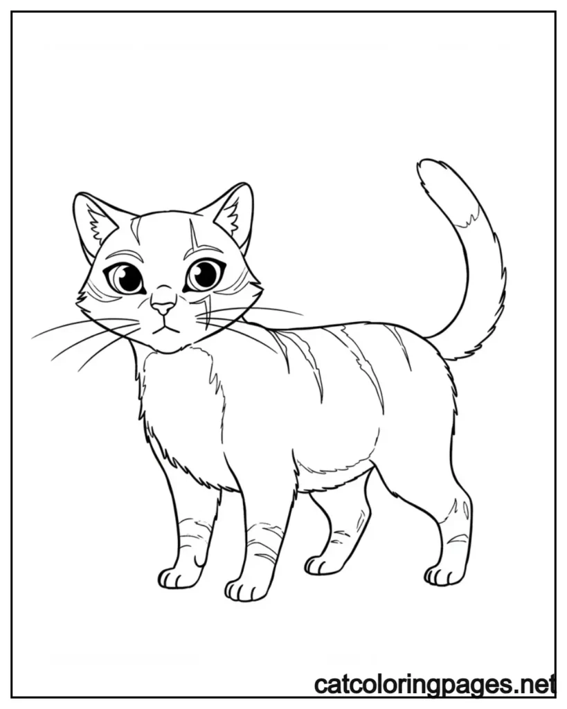 coloring-page-warrior-cat-with-scar-on