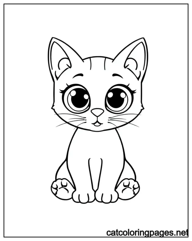 cute-easy-cat-coloring-pages-cat-with-big-eyes