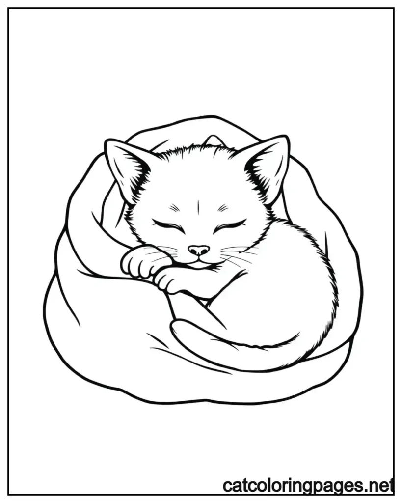easy-cat-coloring-pages-sleeping-cat