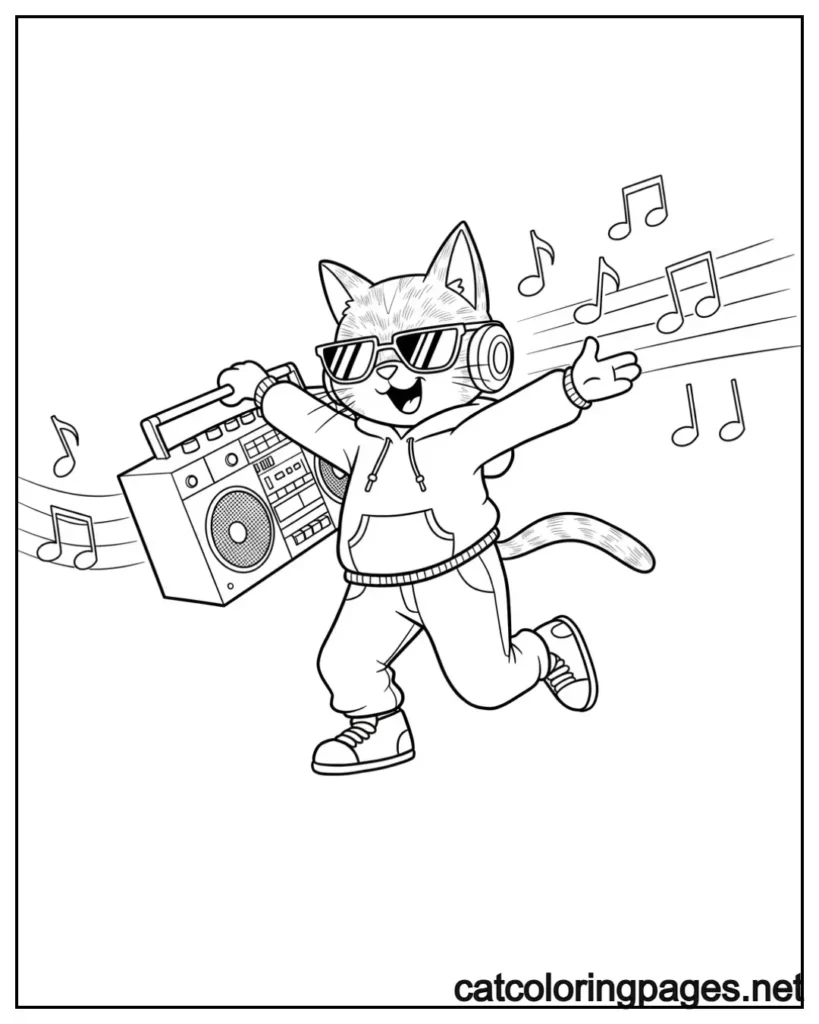 gabby-cat-coloring-pages-dj-catnip-dancing