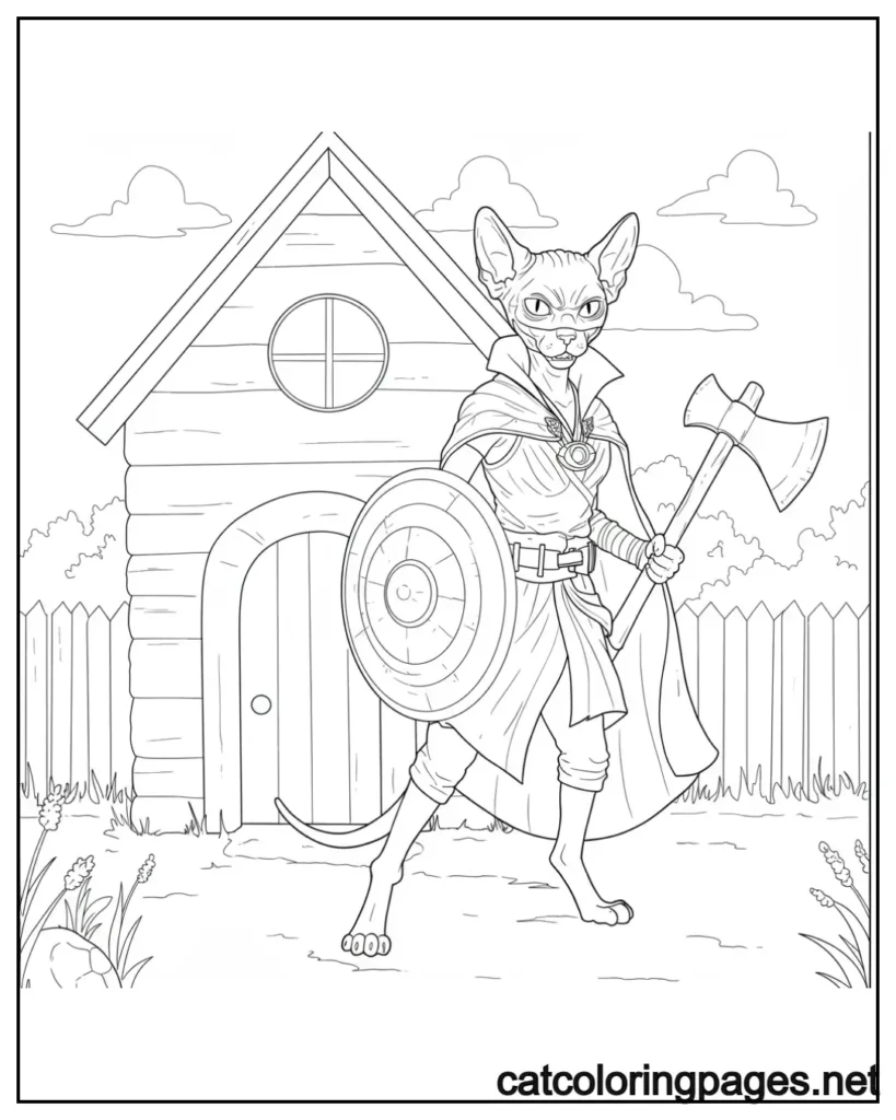 warrior-cats-coloring-page-slim-face-realistic-sphynx-cat