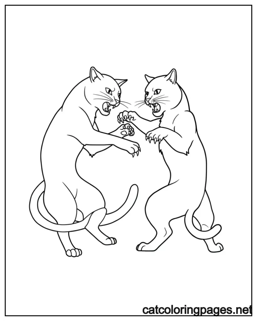 warrior-cats-coloring-page-warrior-cat-fighting-another-cat