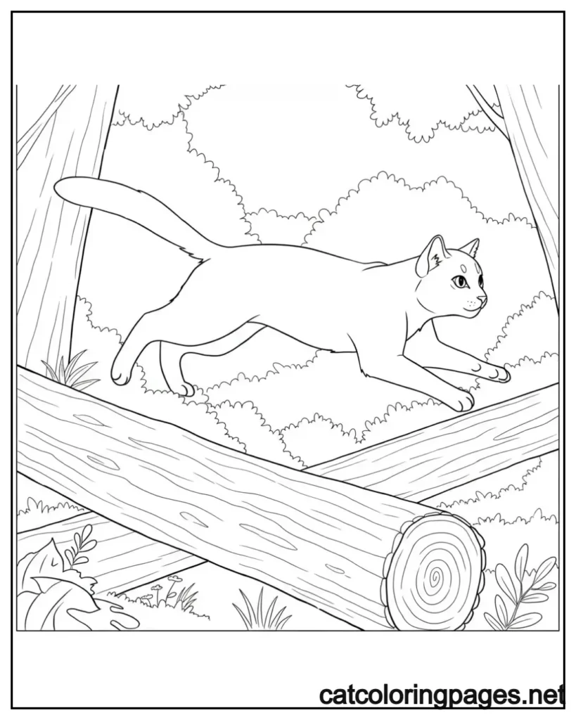 warrior-cats-coloring-page-warrior-cat-jumping-over-log