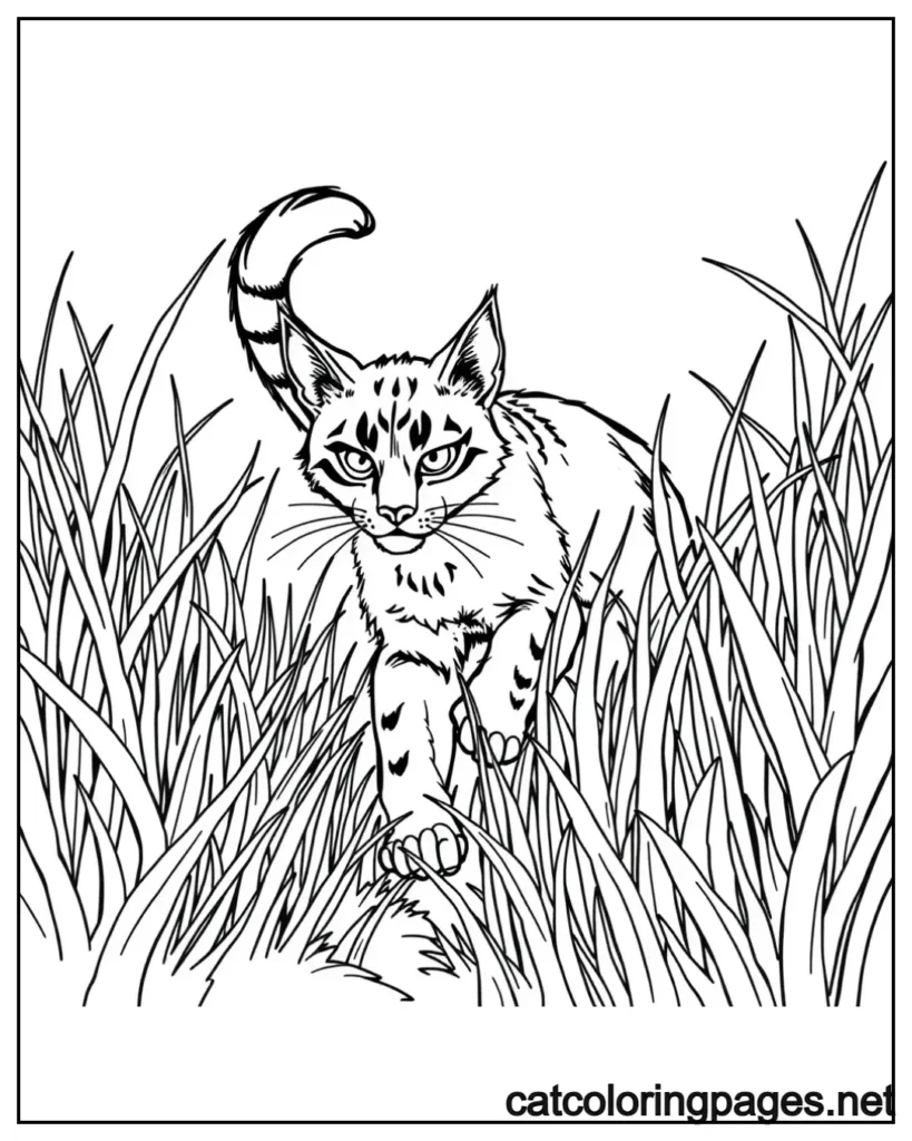 warrior-cats-coloring-pages-angry-cat-running